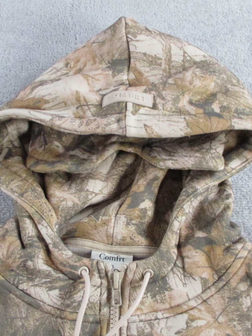 COMFRT Airplane Mode Zip Hoodie Adult 2XL XXL High Sierra Camo AOP Lounge NEW - Picture 5 of 13